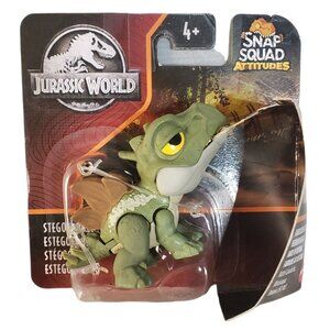 Jurassic World Snap Squad Attitudes Stegosaurus Dinosaur GXW60 GXW58